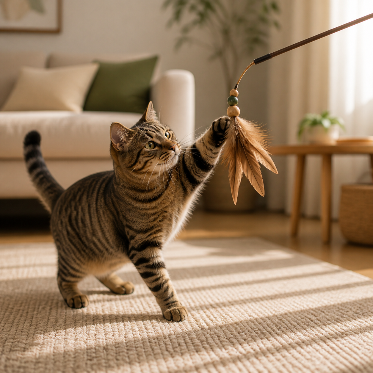 Feather Cat Teaser Wand - 02 lifestyle