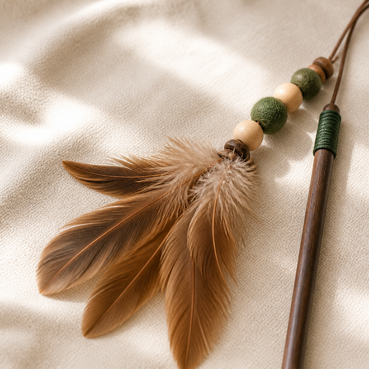 Feather Cat Teaser Wand - 03 detail
