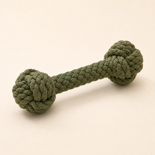 Olive Rope Tug Toy - 01 main