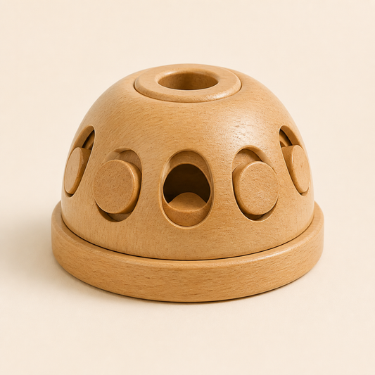 Wooden Slow Feeder Puzzle Dome - 01 main